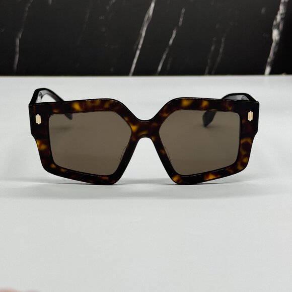 NEW FENDI FE40162F 52E HAVANA SUNGLASSES WOMEN FENDI main image 4